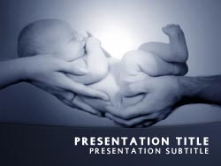 Baby Title Master slide design