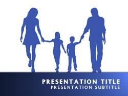Family Title Master slide design