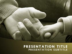 Baby Holding Finger Title Master slide design