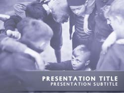 Bullying in School Title Master slide design