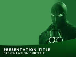 Violent Crime Robbery powerpoint template
Title master powerpoint slide design