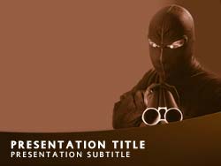 Violent Crime Robbery powerpoint template
Title master powerpoint slide design