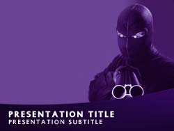 Violent Crime Robbery powerpoint template
Title master powerpoint slide design
