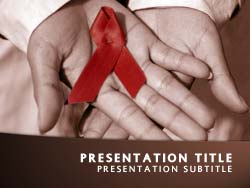 HIV Aids Title Master slide design