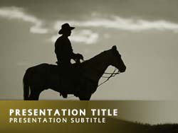 Cowboy Title Master slide design