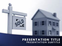 Sold Home Title Master slide design