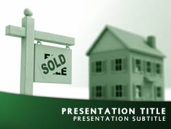 Sold Home Title Master slide design