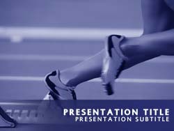Track and Field Athletics powerpoint template
Title master powerpoint slide design