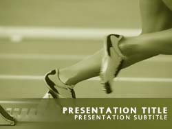 Track and Field Athletics Title Master slide design