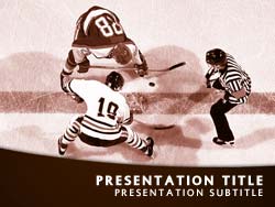 Ice Hockey Title Master slide design