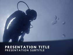 Scuba Diving Title Master slide design