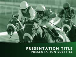 Horse Racing Title Master slide design