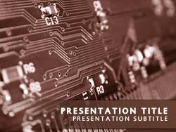 Printed Circuit Board powerpoint template
Title master powerpoint slide design