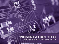 Printed Circuit Board powerpoint template
Title master powerpoint slide design