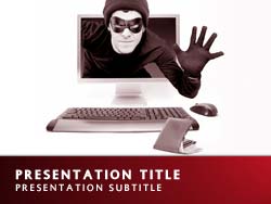 Cyber Crime Title Master slide design
