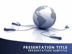 Courses Online Title Master slide design