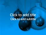 The Christmas Decorations video background for PowerPoint