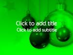 The Christmas Decorations video background for PowerPoint