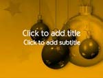 The Christmas Decorations video background for PowerPoint