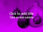 The Christmas Decorations video background for PowerPoint