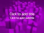The Happy Holidays video background for PowerPoint