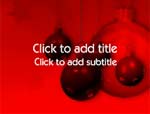 The Christmas Decorations video background for PowerPoint