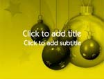 The Christmas Decorations video background for PowerPoint