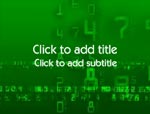 The Hexadecimal Code video background for PowerPoint