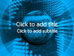 The Earth Hologram video background for PowerPoint
