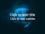 The Earth Sphere video background for PowerPoint