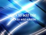The Blue Chrome video background for PowerPoint