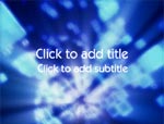 The Blue Hyper Space video background for PowerPoint