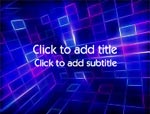 The Electric Blue Room video background for PowerPoint