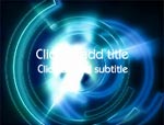 The Electric Blue Reels video background for PowerPoint