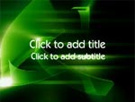 The Electrified Green Glass video background for PowerPoint