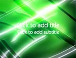 The Green Chrome video background for PowerPoint