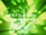 The Green Hyper Space video background for PowerPoint