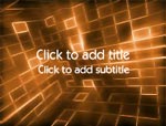 The Electric Orange Room video background for PowerPoint