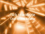 The Orange Chamber video background for PowerPoint