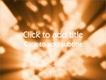 The Orange Hyper Space video background for PowerPoint