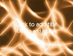 The Orange Lightning video background for PowerPoint