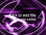 The Electric Purple Shapes video background for PowerPoint