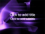 The Electrified Purple Glass video background for PowerPoint