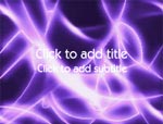 The Purple Lightning video background for PowerPoint