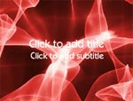 The Electric Red Lightning video background for PowerPoint