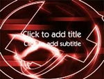 The Electric Red Shapes video background for PowerPoint