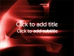 The Electrified Red Glass video background for PowerPoint