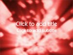 The Red Hyper Space video background for PowerPoint