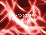 The Red Lightning video background for PowerPoint