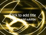 The Electric Yellow Shapes video background for PowerPoint